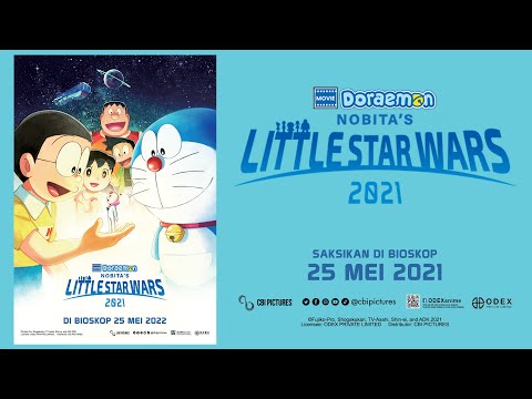 DORAEMON THE MOVIE: NOBITA'S LITTLE STAR WARS 2021 Official Trailer Indonesia